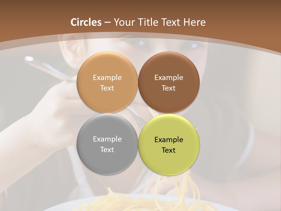 Chew Young Girl PowerPoint Template