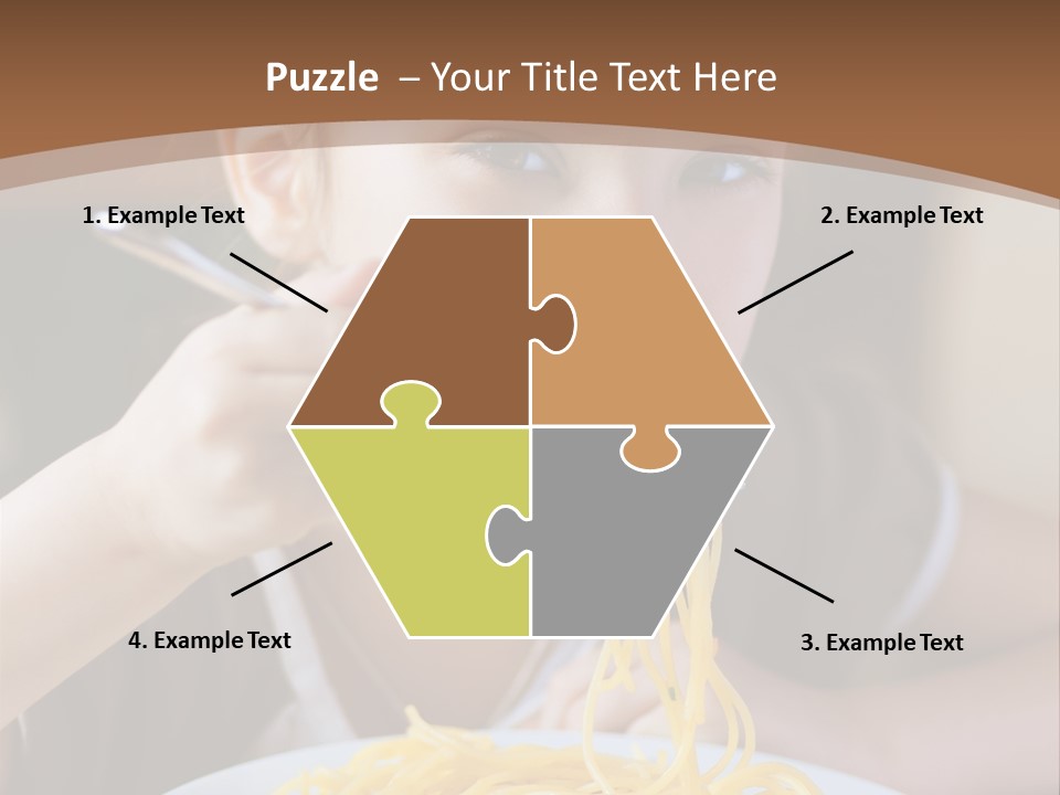 Chew Young Girl PowerPoint Template