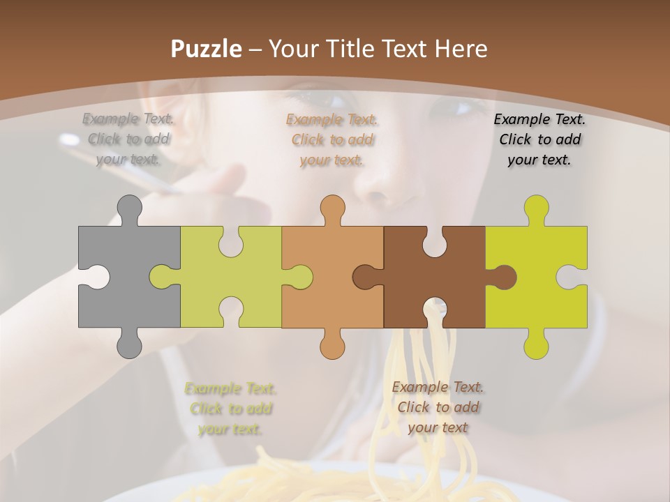 Chew Young Girl PowerPoint Template