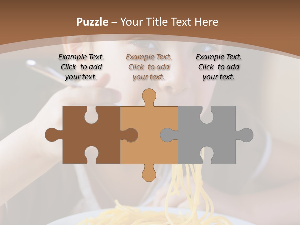 Chew Young Girl PowerPoint Template