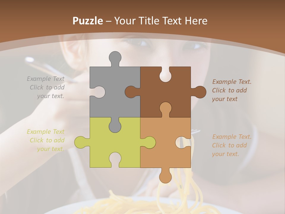 Chew Young Girl PowerPoint Template