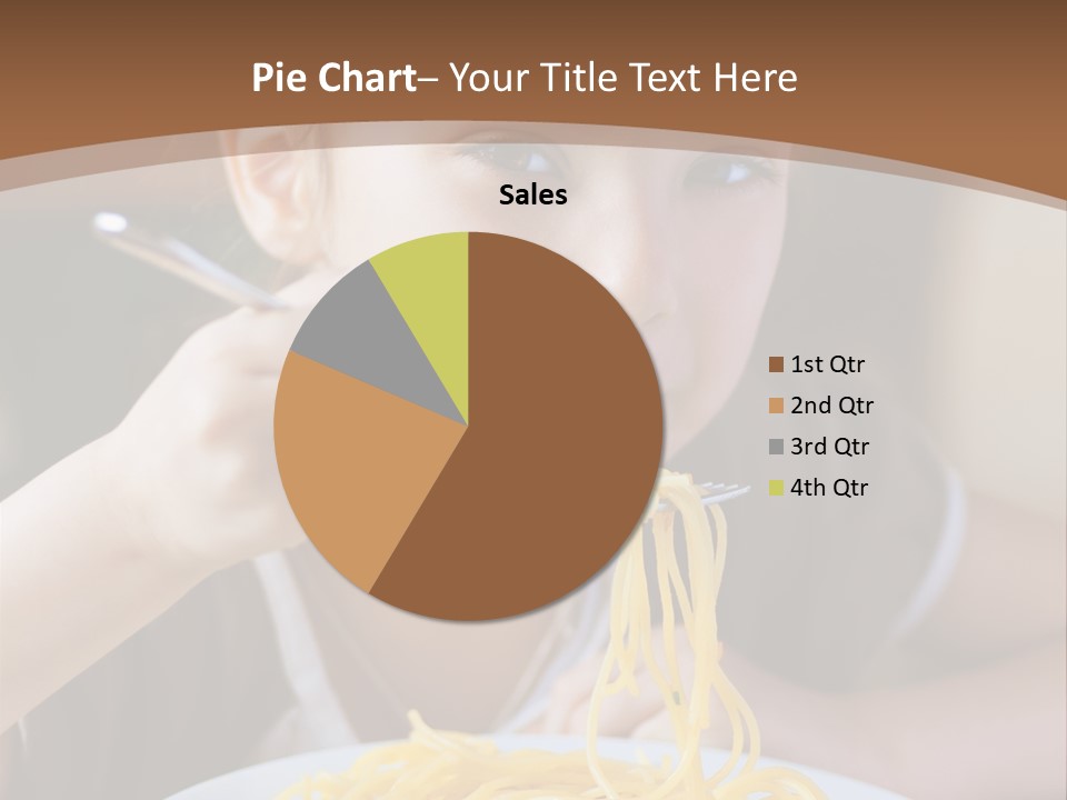 Chew Young Girl PowerPoint Template