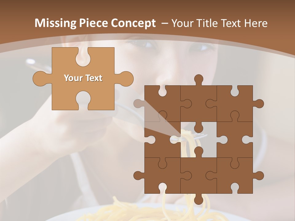 Chew Young Girl PowerPoint Template