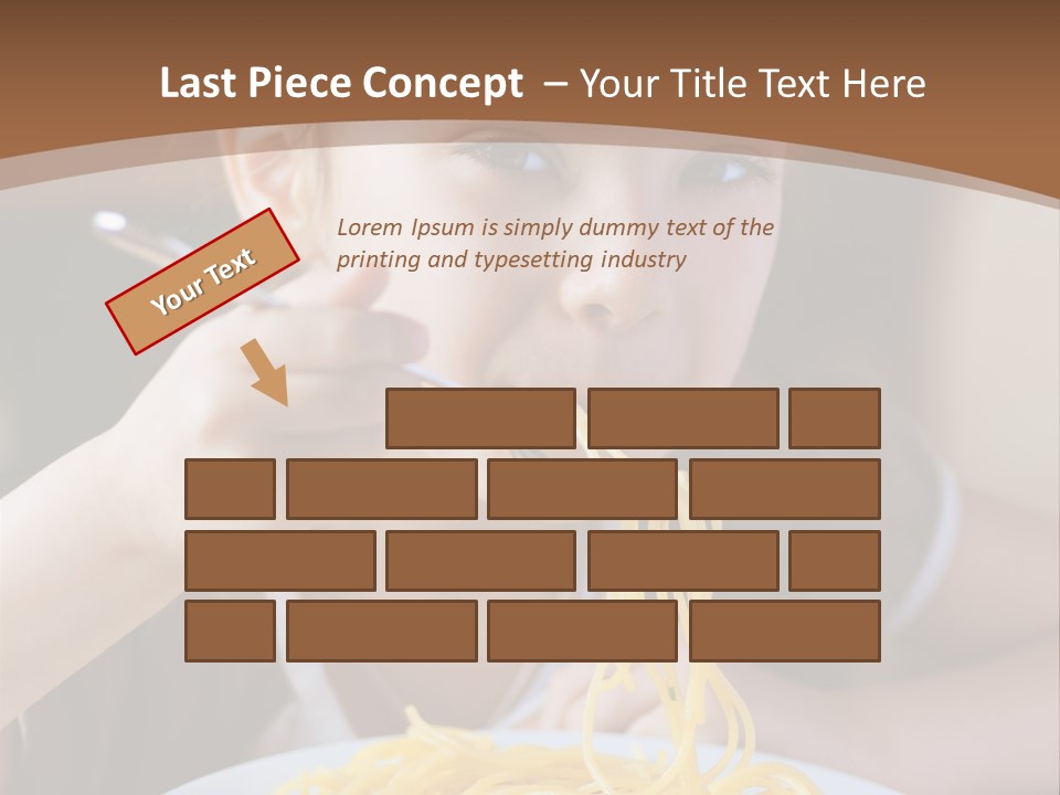 Chew Young Girl PowerPoint Template