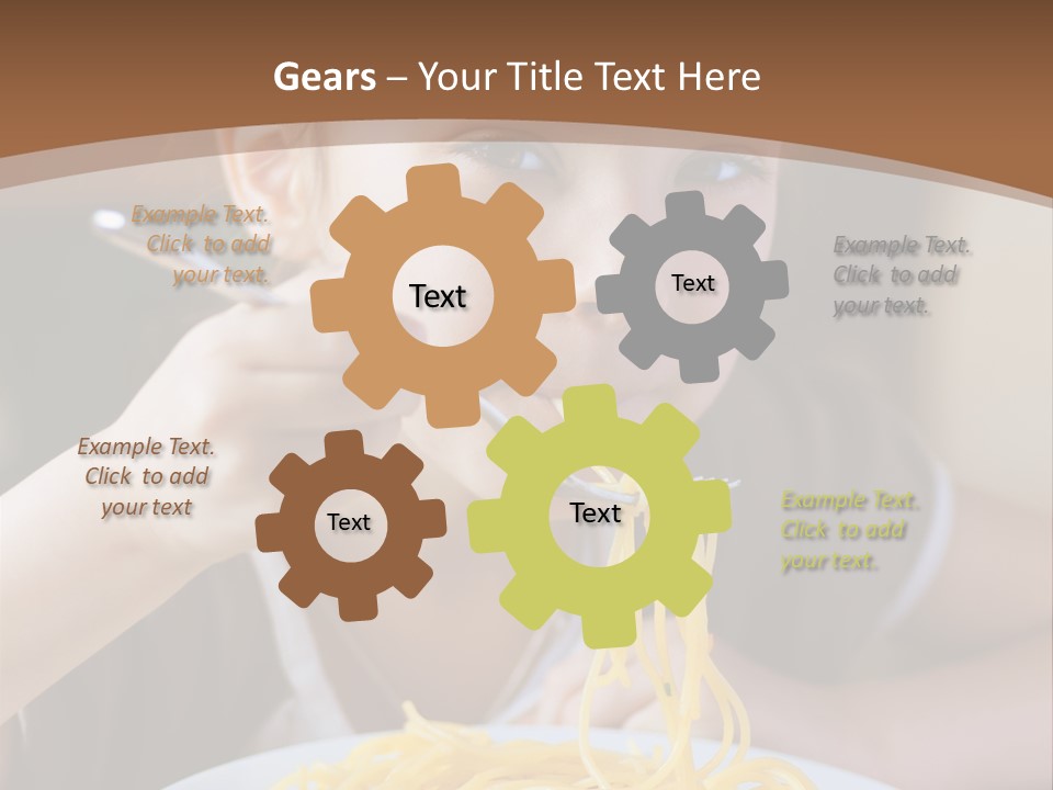 Chew Young Girl PowerPoint Template