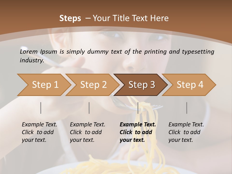 Chew Young Girl PowerPoint Template