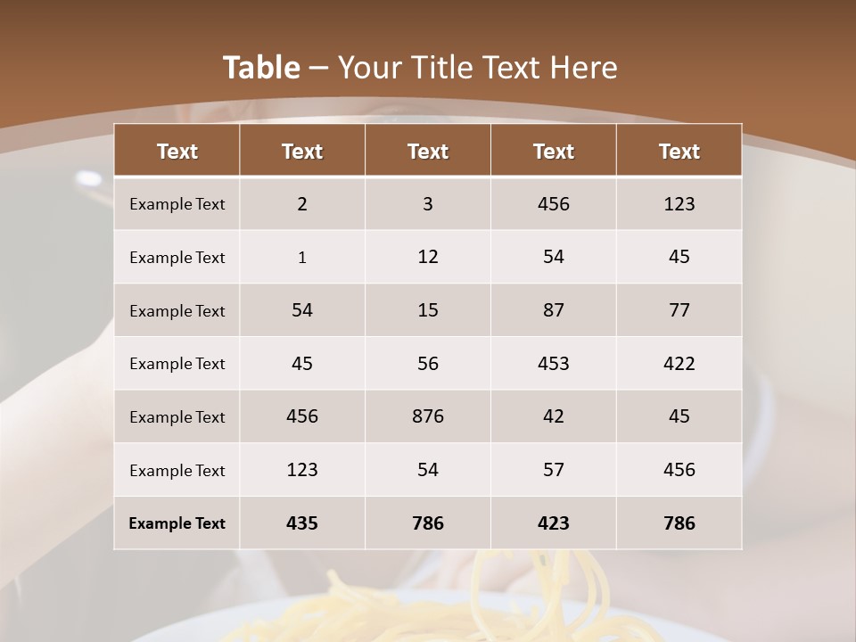 Chew Young Girl PowerPoint Template