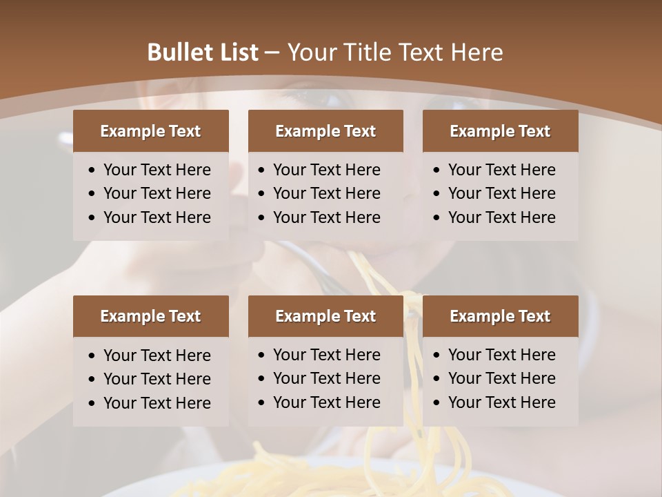 Chew Young Girl PowerPoint Template