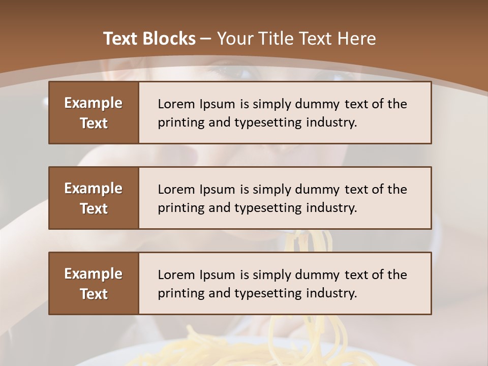 Chew Young Girl PowerPoint Template