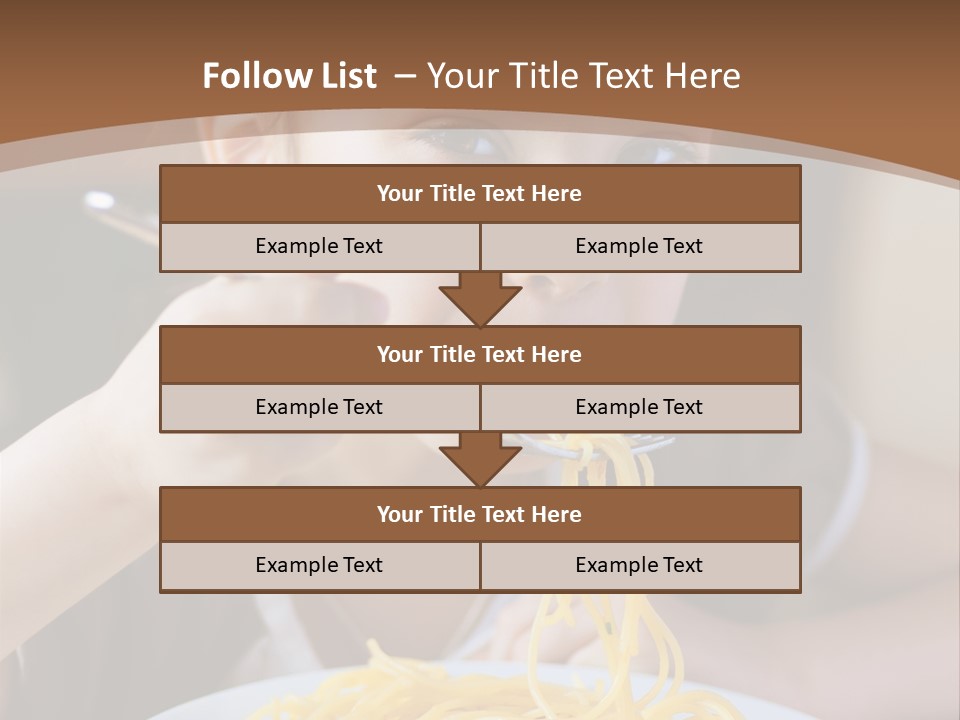 Chew Young Girl PowerPoint Template