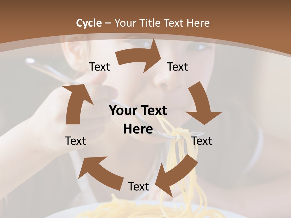 Chew Young Girl PowerPoint Template