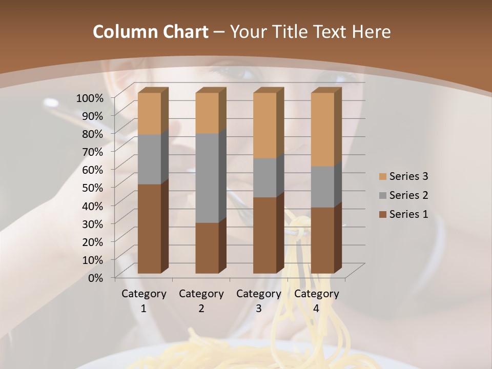 Chew Young Girl PowerPoint Template