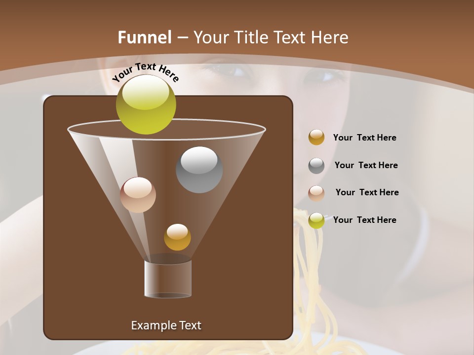 Chew Young Girl PowerPoint Template