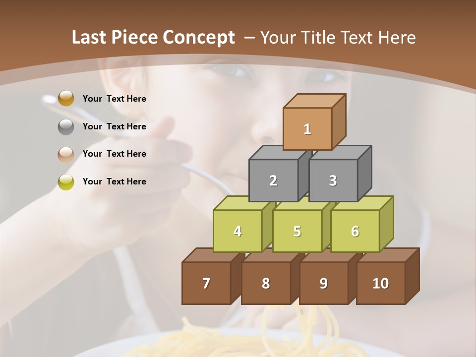 Chew Young Girl PowerPoint Template