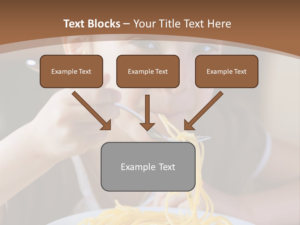 Chew Young Girl PowerPoint Template