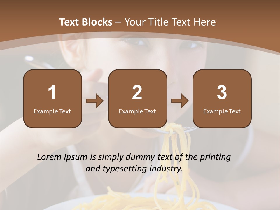 Chew Young Girl PowerPoint Template