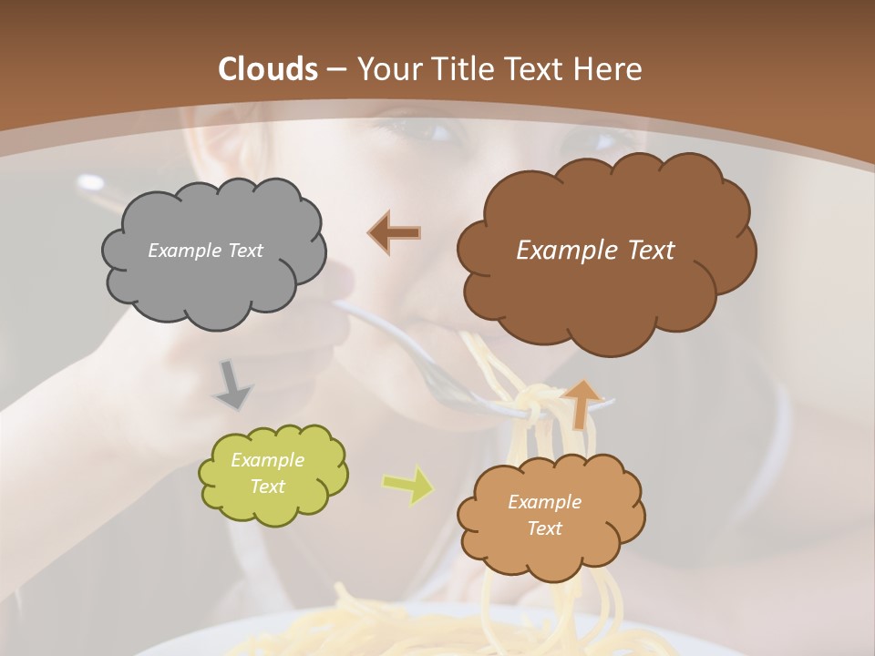 Chew Young Girl PowerPoint Template