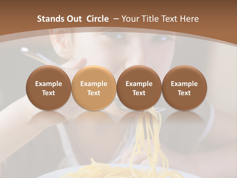 Chew Young Girl PowerPoint Template