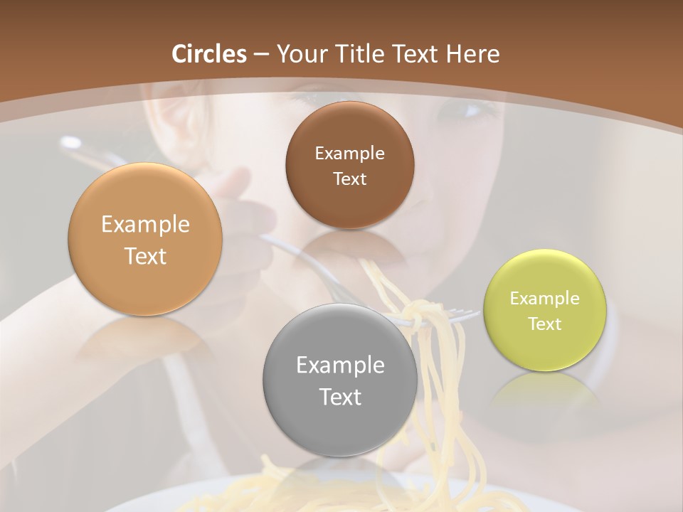 Chew Young Girl PowerPoint Template