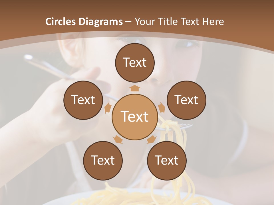 Chew Young Girl PowerPoint Template