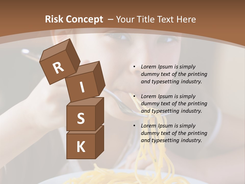 Chew Young Girl PowerPoint Template