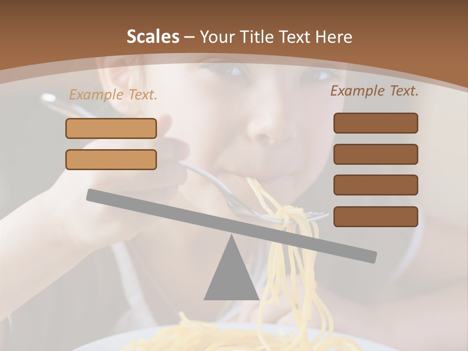 Chew Young Girl PowerPoint Template