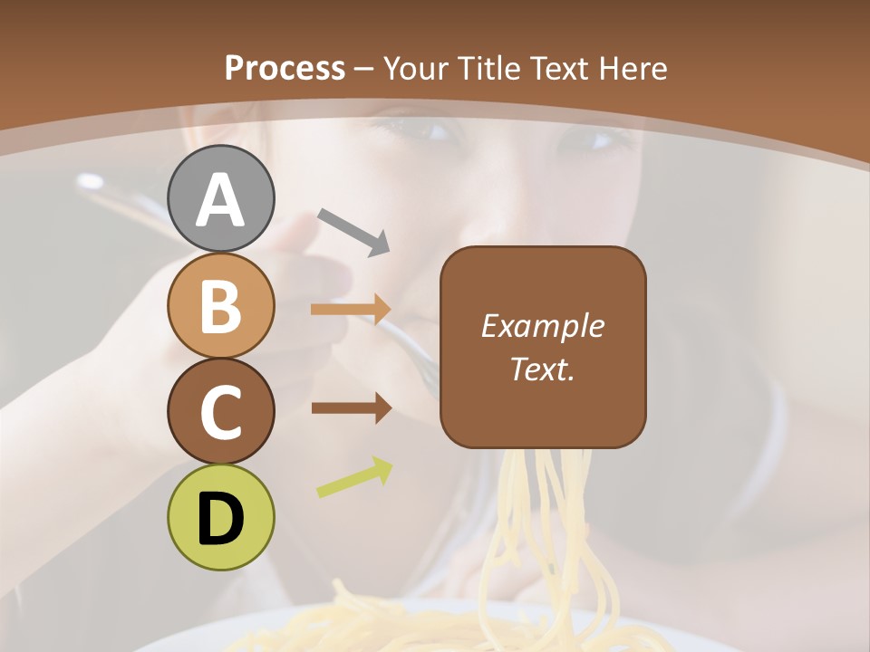 Chew Young Girl PowerPoint Template