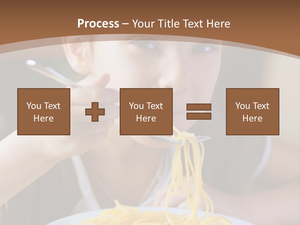 Chew Young Girl PowerPoint Template