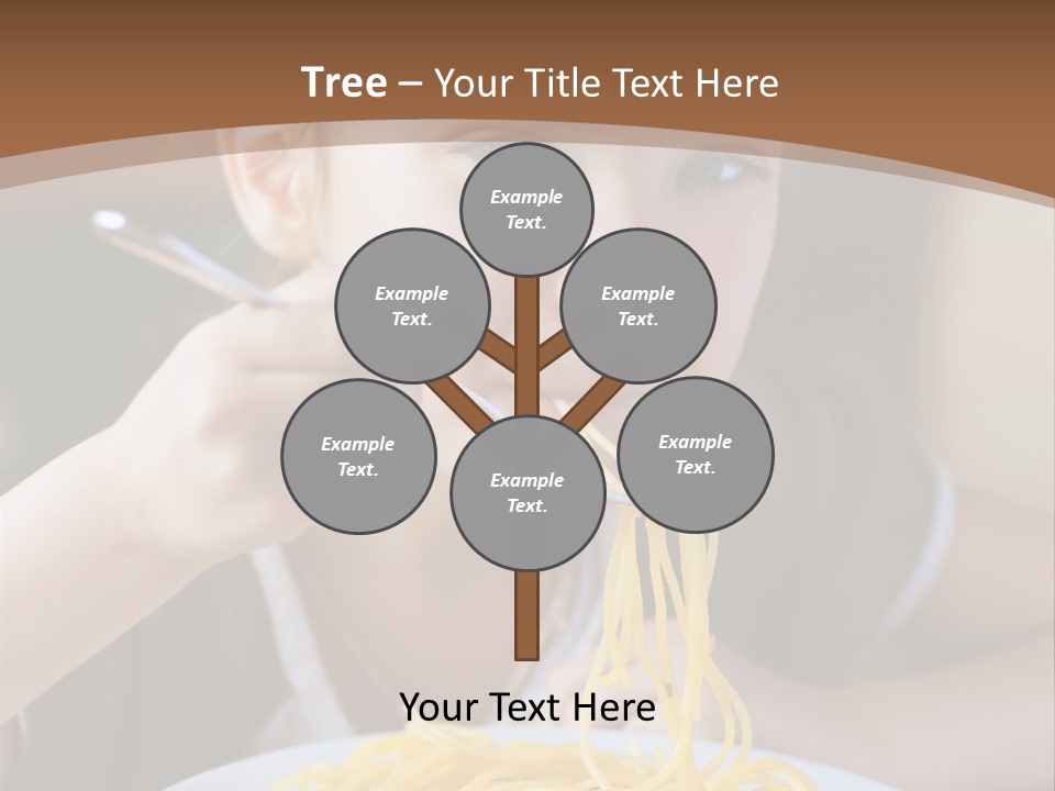 Chew Young Girl PowerPoint Template