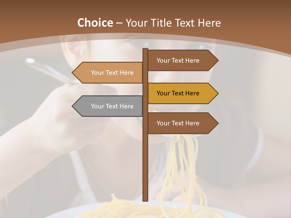 Chew Young Girl PowerPoint Template