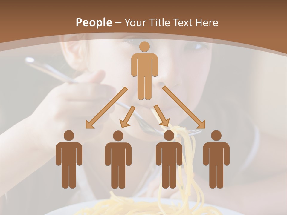 Chew Young Girl PowerPoint Template