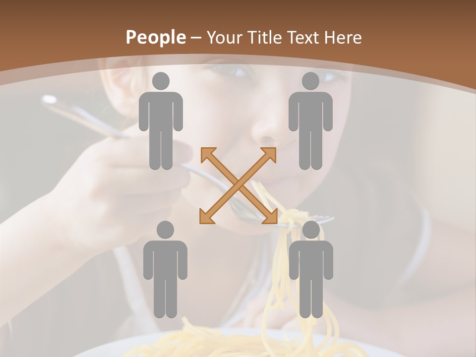 Chew Young Girl PowerPoint Template