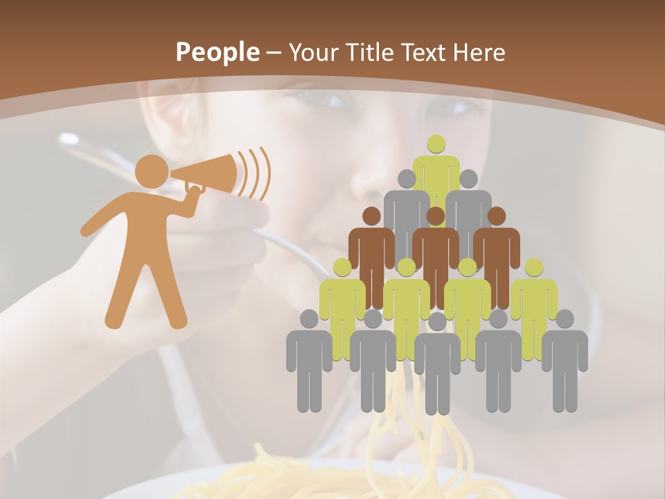 Chew Young Girl PowerPoint Template