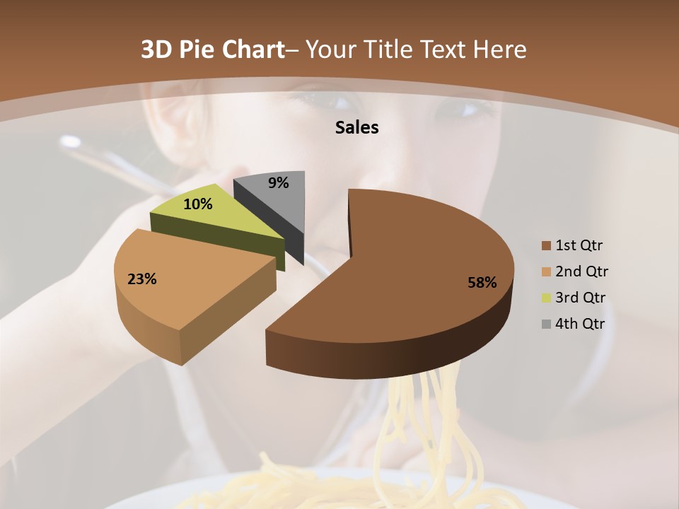 Chew Young Girl PowerPoint Template