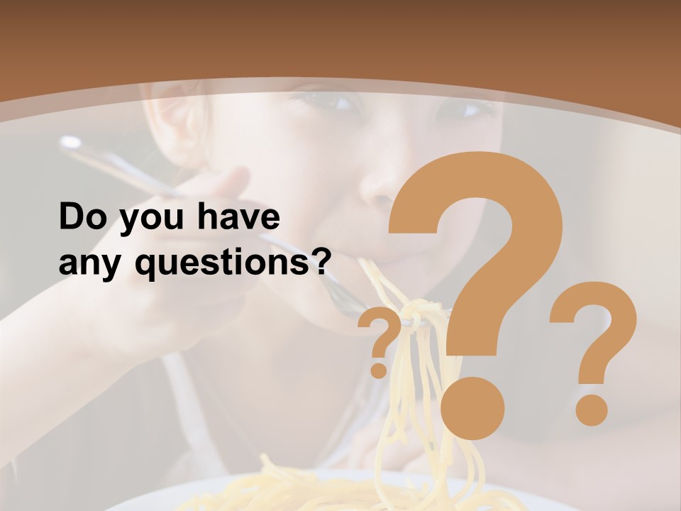 Chew Young Girl PowerPoint Template