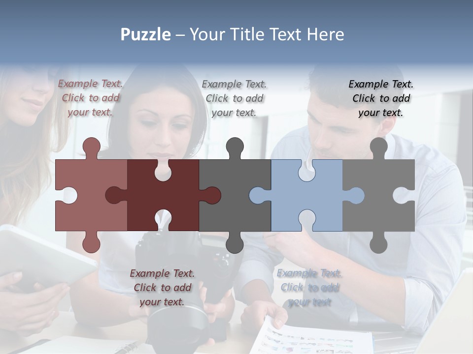 Publication Commercial Reporter PowerPoint Template