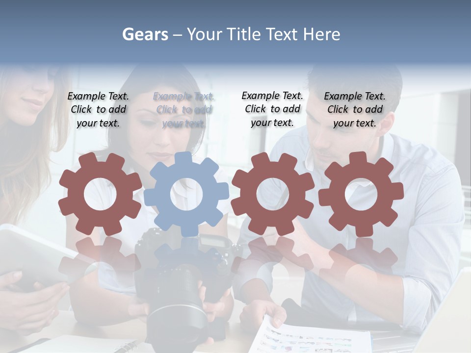 Publication Commercial Reporter PowerPoint Template