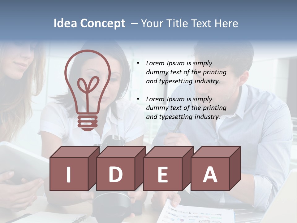 Publication Commercial Reporter PowerPoint Template