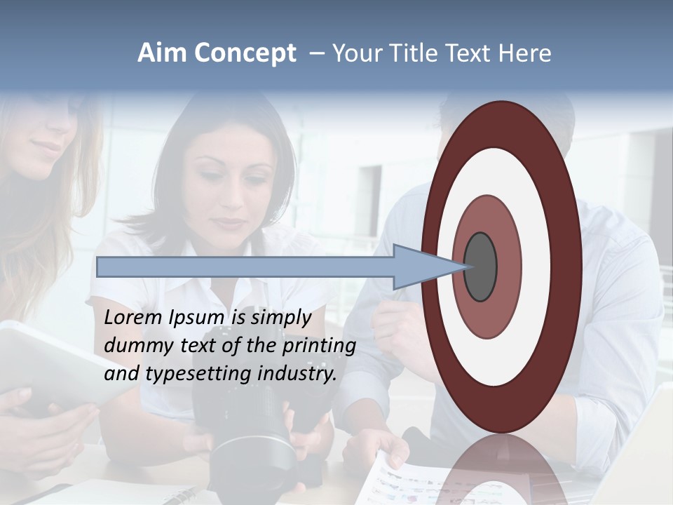 Publication Commercial Reporter PowerPoint Template