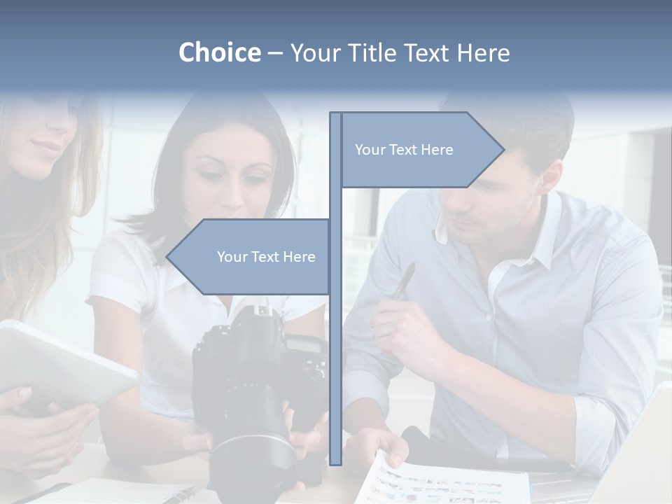 Publication Commercial Reporter PowerPoint Template