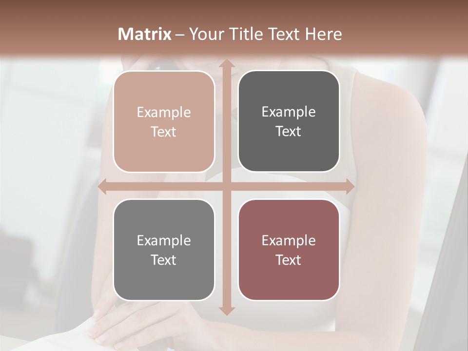 Cellphone Sitting Indoors PowerPoint Template