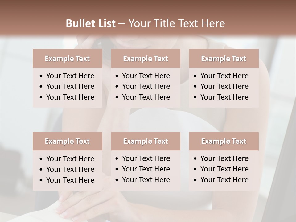 Cellphone Sitting Indoors PowerPoint Template