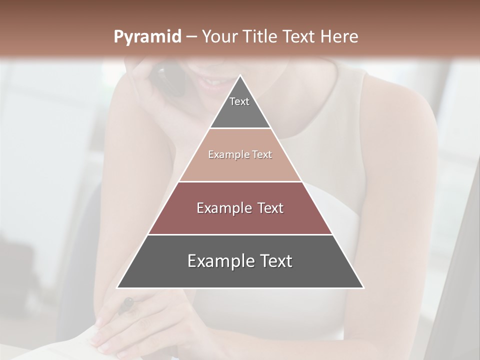 Cellphone Sitting Indoors PowerPoint Template