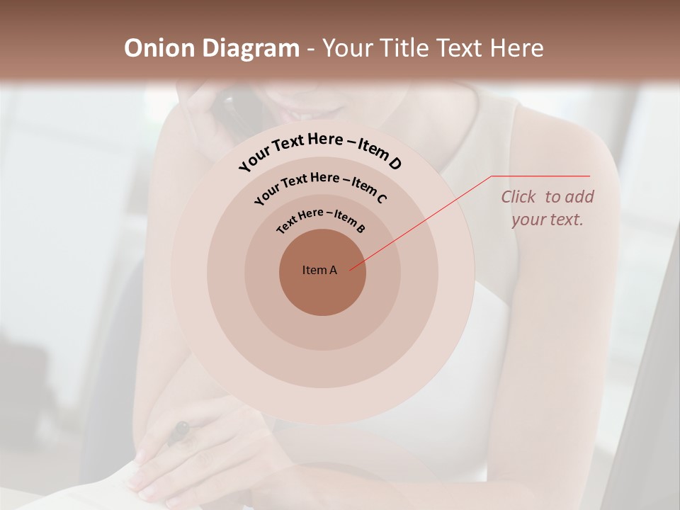 Cellphone Sitting Indoors PowerPoint Template