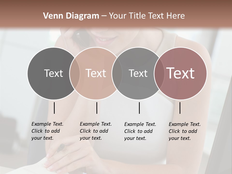 Cellphone Sitting Indoors PowerPoint Template