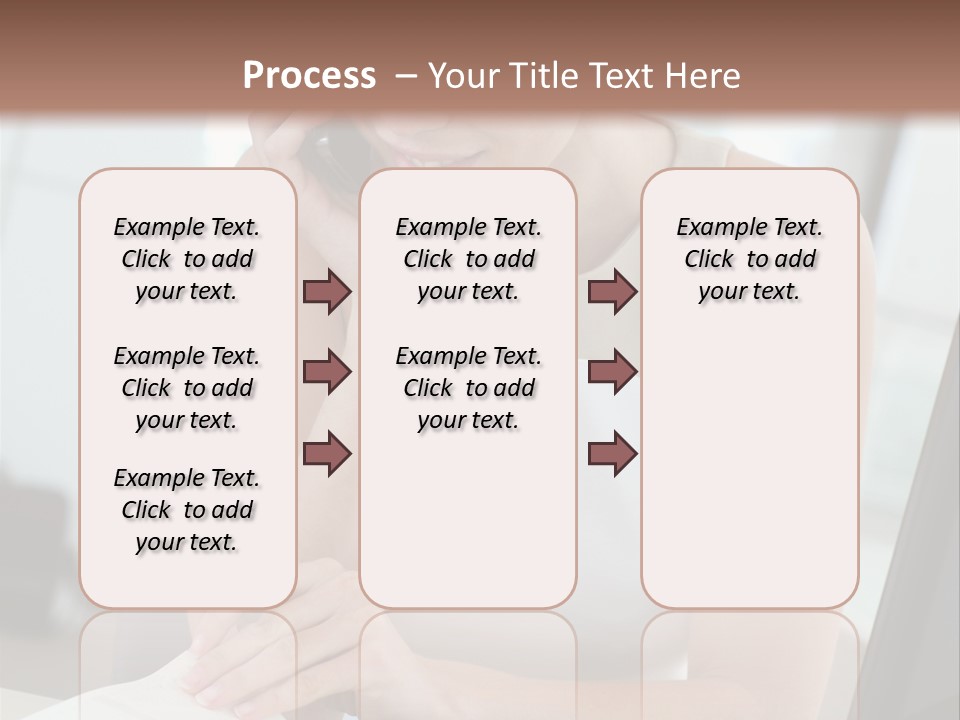 Cellphone Sitting Indoors PowerPoint Template