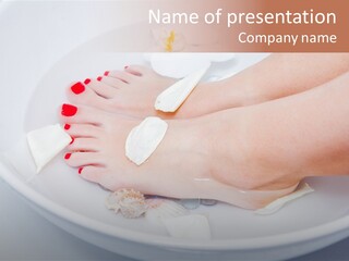 Foot Nail Healthy PowerPoint Template