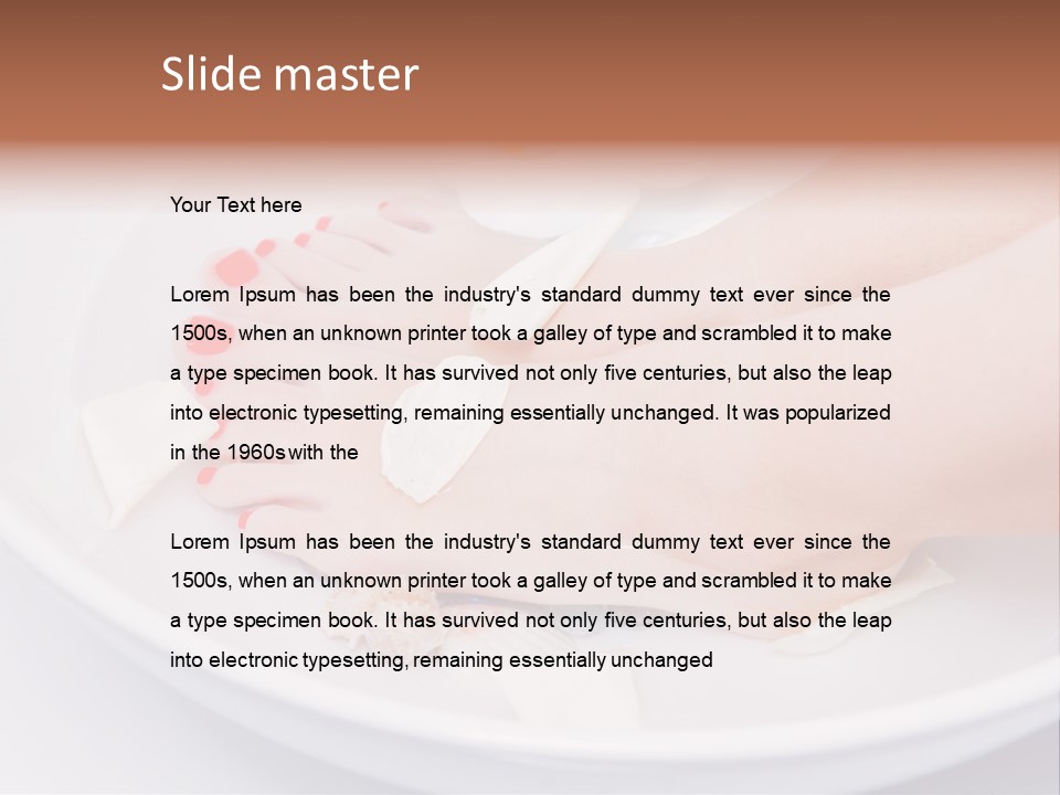 Foot Nail Healthy PowerPoint Template