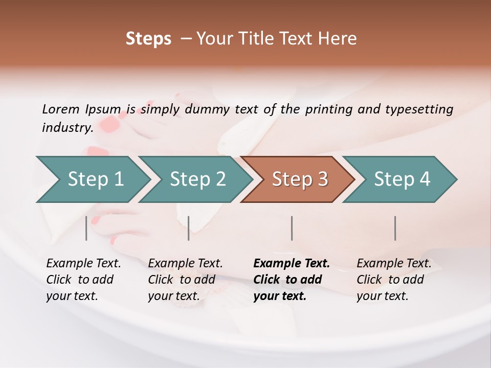 Foot Nail Healthy PowerPoint Template