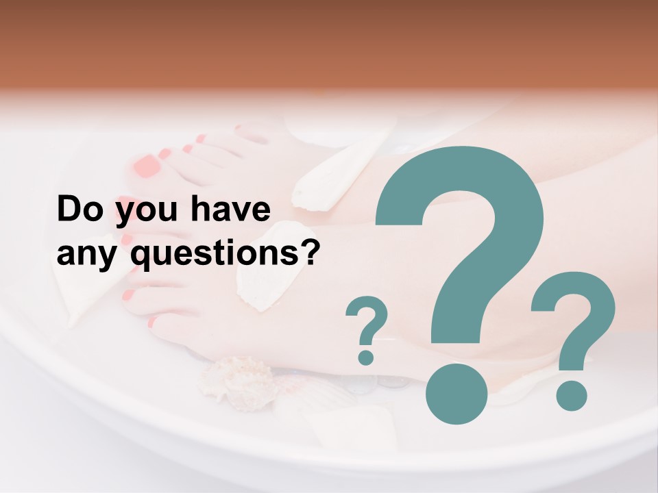 Foot Nail Healthy PowerPoint Template